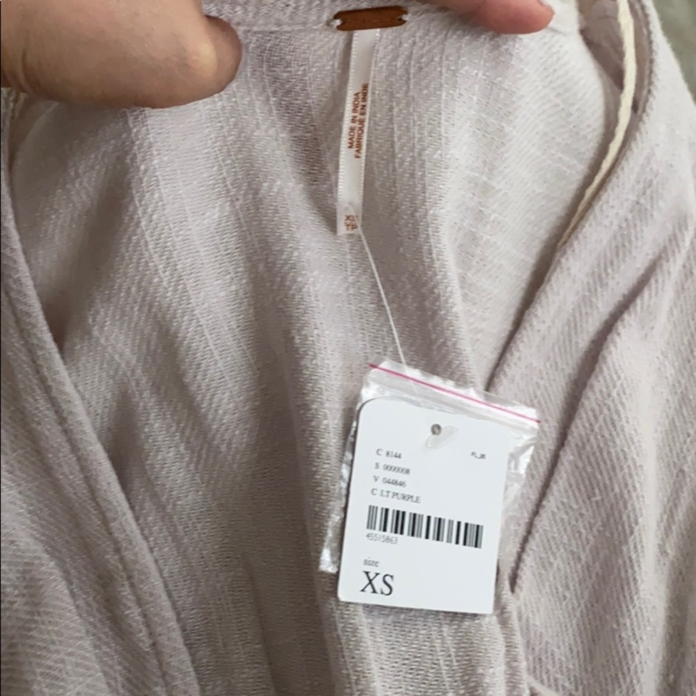 Free people v-neck linen maxi dress - Picture 5 of 6